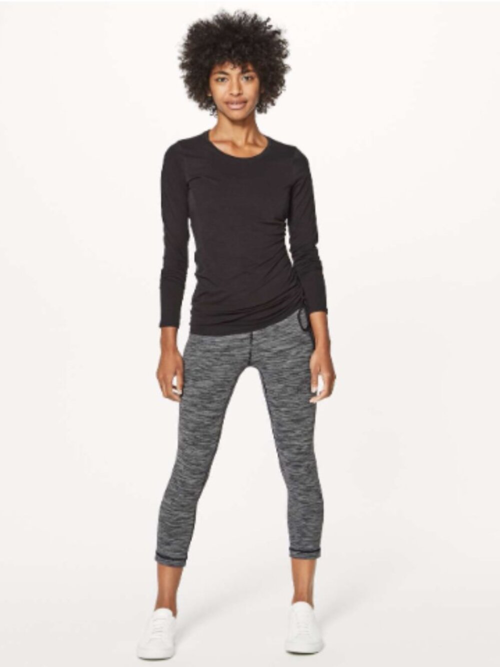 Lululemon Cinch It Long Sleeve Shirt- Black